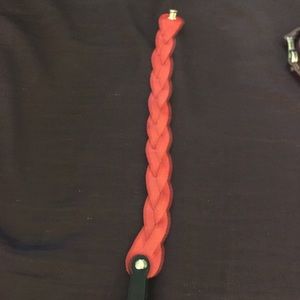 handcrafted braided leather bracelet
